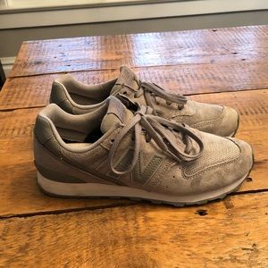 New Balance suede tennis shoes